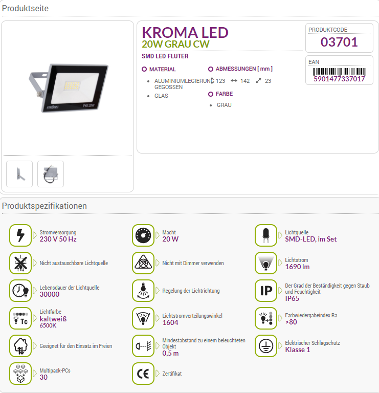 Fluter 20W 5 - House & Garden Solutions Fluter 20W – Bild 5